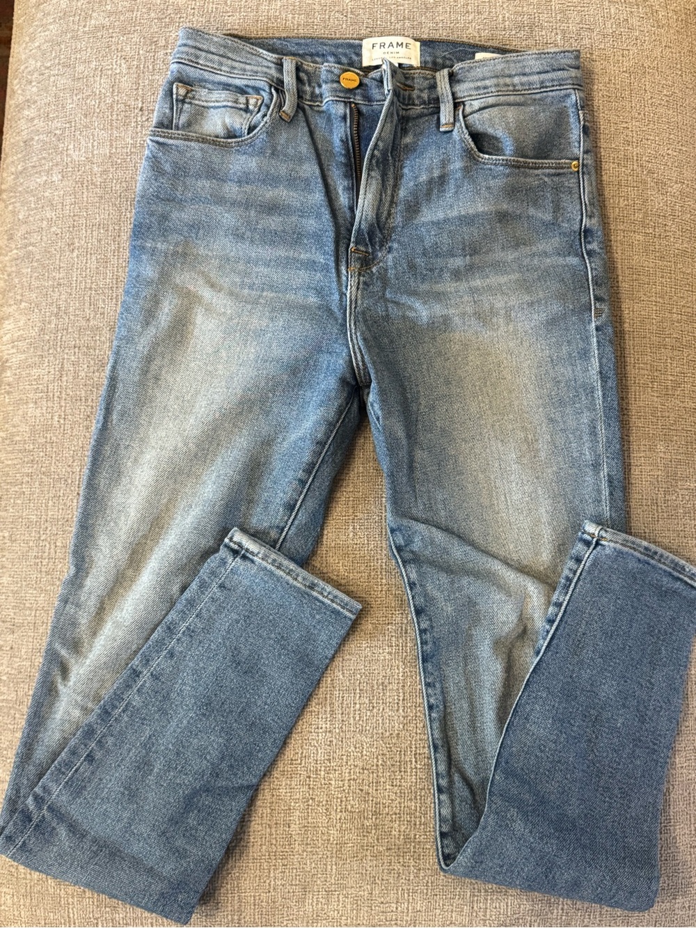Frame Denim Women’s Light Blue High Rise Skinny Jeans